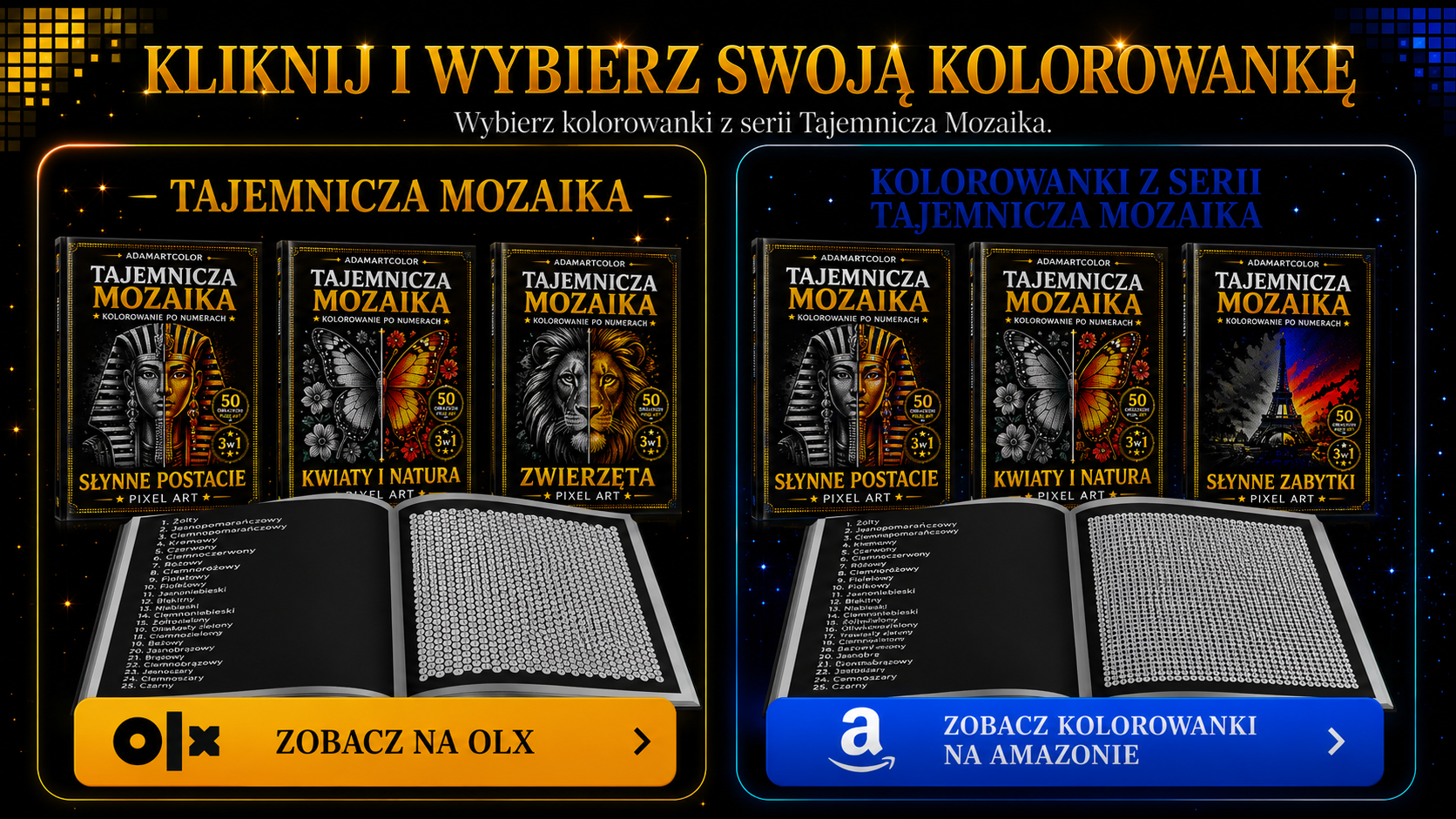 Kliknij i wybierz swoją kolorowankę